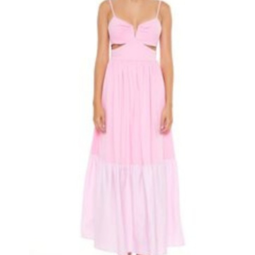 Elegant Pink Maxi Dress (NWT)